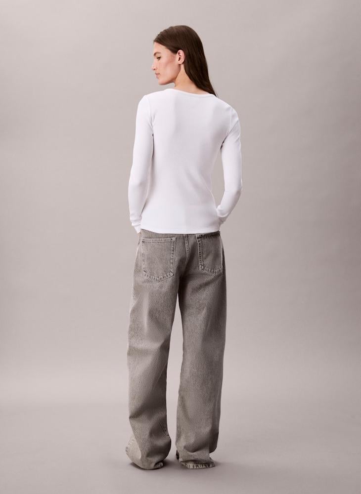 Calvin Klein Jeans Graphic Crew Neck T-Shirt - Image 4