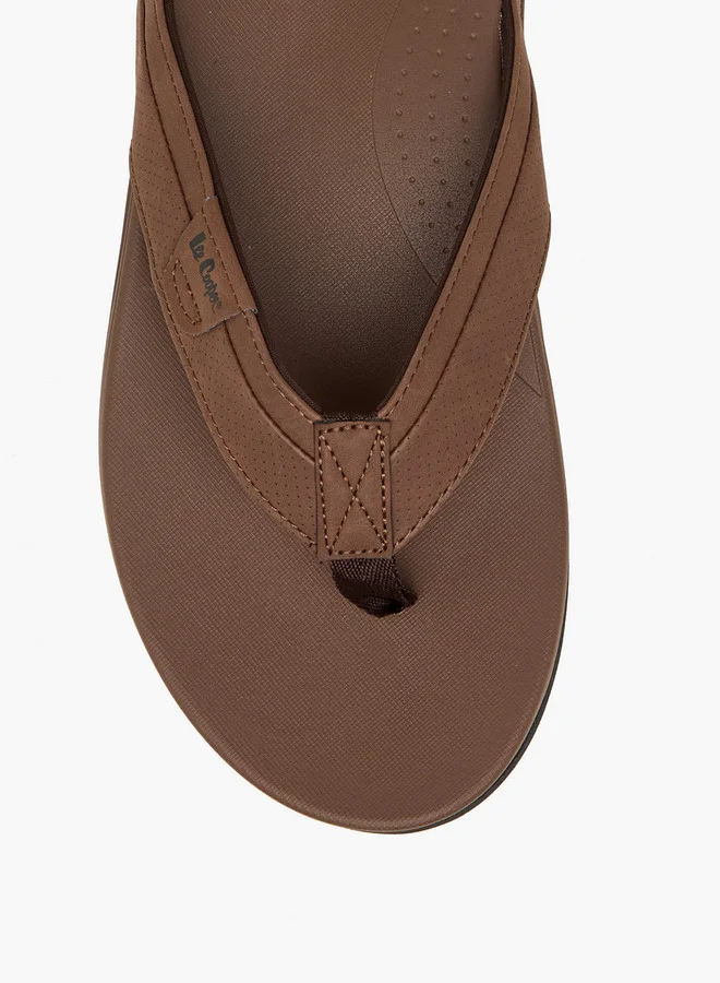 Lee Cooper Men's Logo Detail Thong Slippers