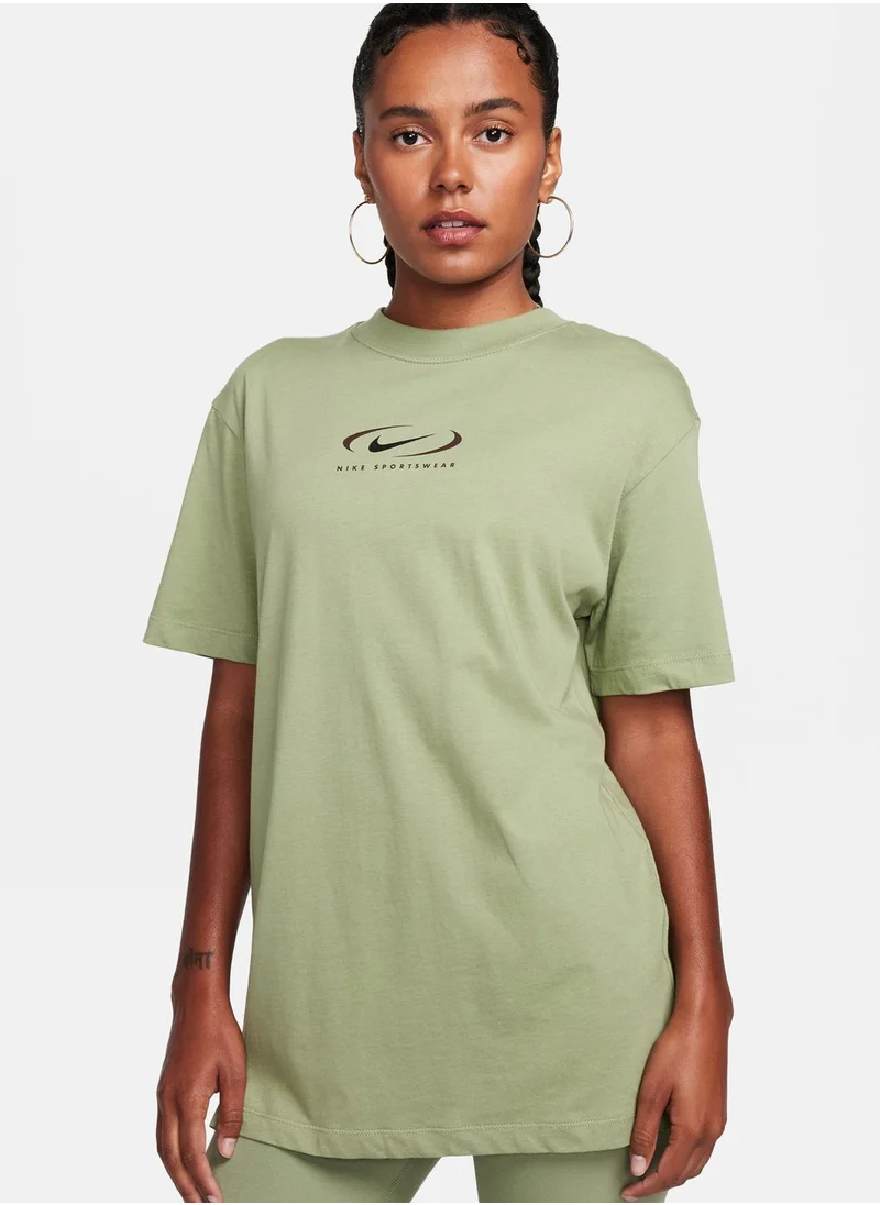 Nike Printed Swoosh T-shirt