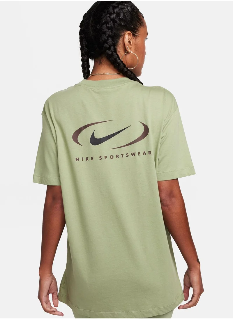 Nike Printed Swoosh T-shirt