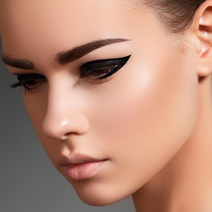 Black liquid eye liner Stong colour liquid eye liner with a fine brush applicator