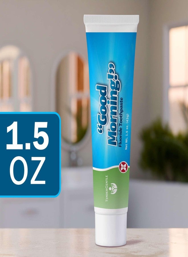 TenderGentle Sodium Fluoride Toothpaste for Adults and Kids, 1.5oz - Pack of 2 Toothpaste for Sensitive Teeth - Mint Flavor - Good for Enamel Repair, Cavity Protection, and More - Image 2