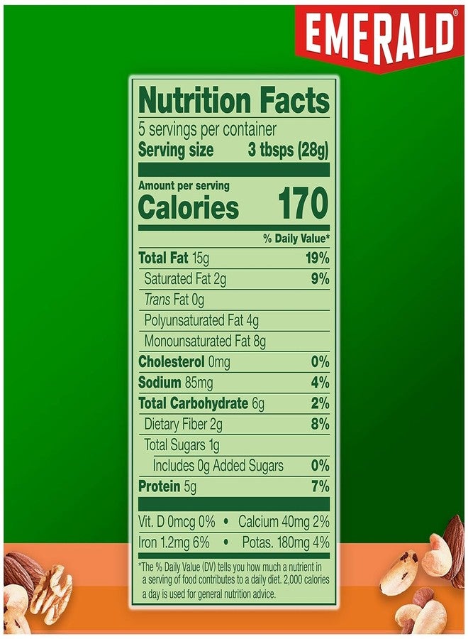 Emerald Nuts, Deluxe Mixed Nuts, 5 Oz, Resealable Bag (Pack of 3) - Image 2
