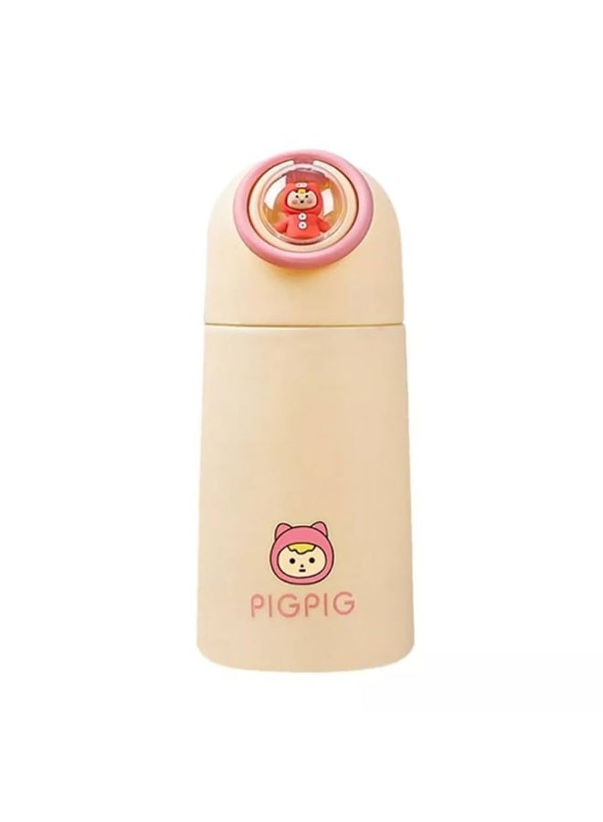 Cute and Cool Cartoon Thermal Water Cup for Kids Portable Cup Silicone Shell, Anti-Fall , Anti-Scald 320ml - Image 1