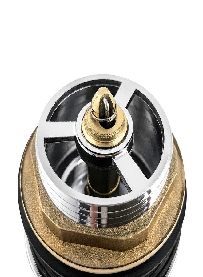 كيو دبليو او ار كي مصرف حوض الاستحمام QWORK، كروم مصقول، لمصارف الدش وحوض الاستحمام مقاس 1-1/2 بوصة - Image 4