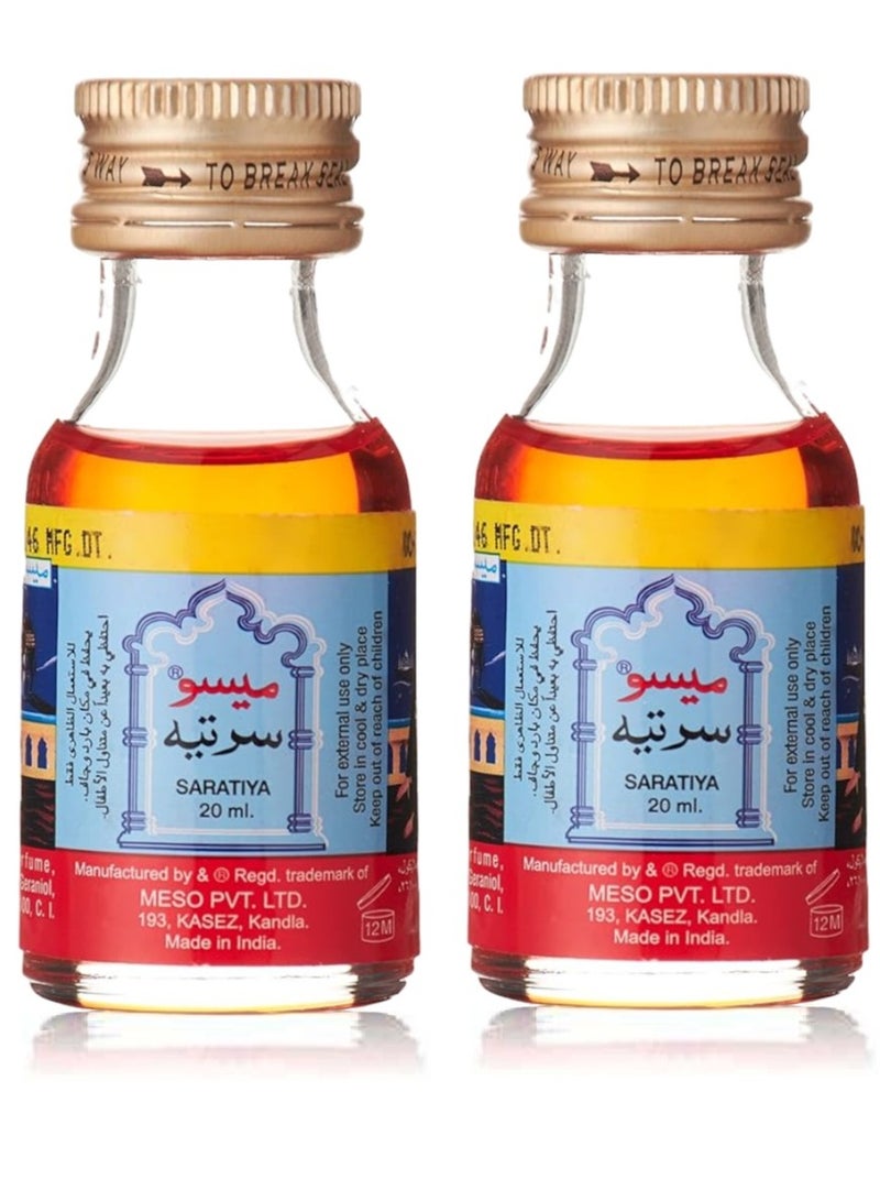 Generic Pack of 2  Saratiya Oil - 2x20ml  - Image 1