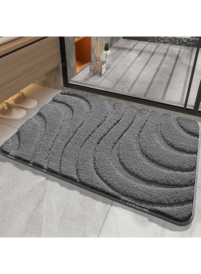 skjvxt Bathroom floor mats strong water absorption quick drying anti-fall non-slip mats - Image 1