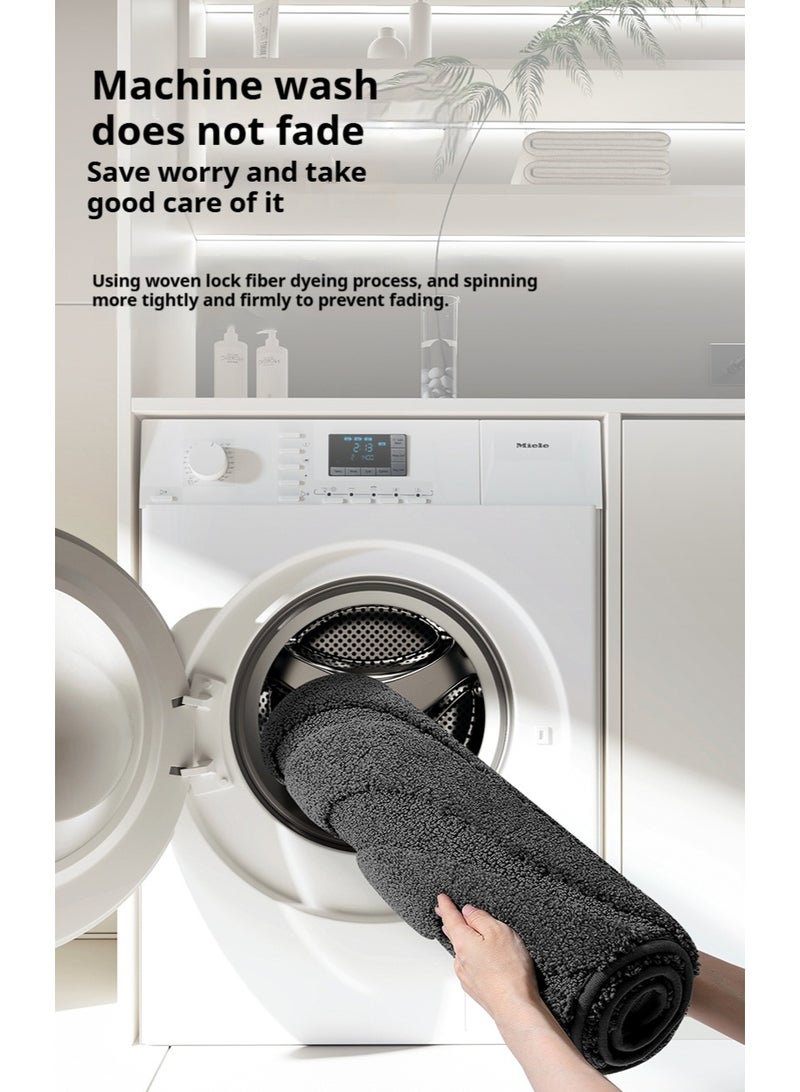 skjvxt Bathroom floor mats strong water absorption quick drying anti-fall non-slip mats - Image 4