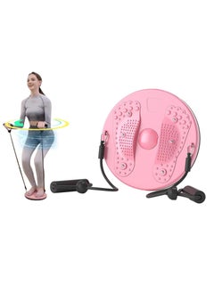 Waist Whisper twisting Disc Board for Exercise Waist Twister Board with Mangets Reflexology for Slimming and Strengthening Abdominal and Stomach Exercise Massage Foot Sole