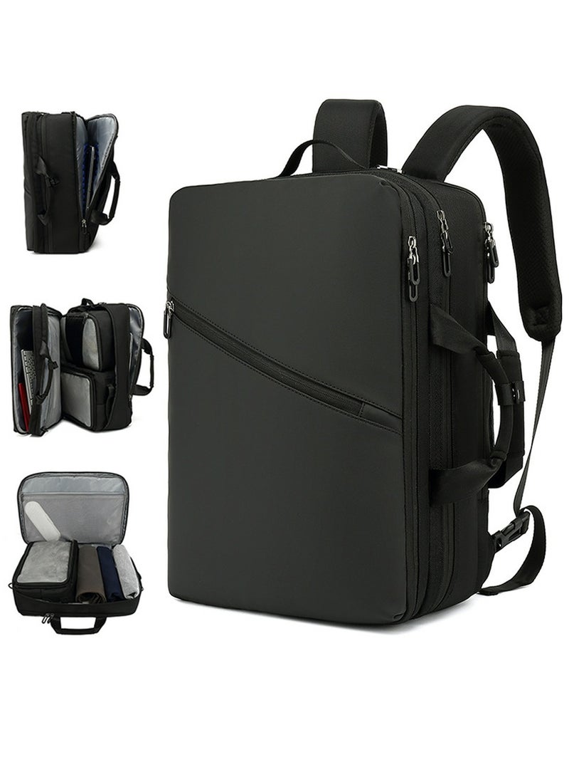CoolBELL Large Capacity Outdoor Backpack Multi-Functional Laptop Bag Briefcase Black - Image 2