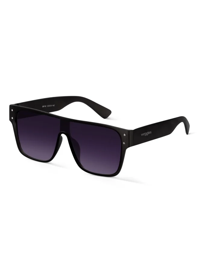 Woggles Luminary Black Oversize Sunglasses