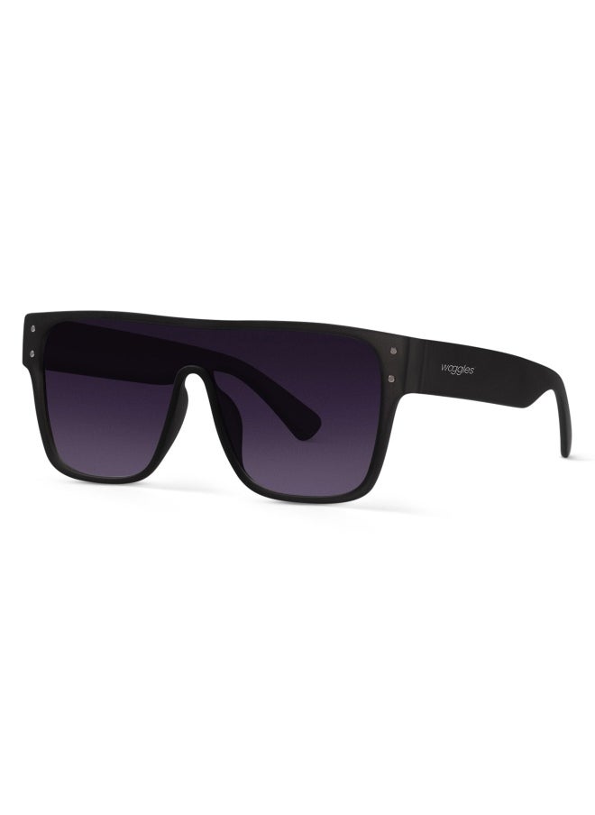 Woggles Luminary Black Oversize Sunglasses  - Image 5
