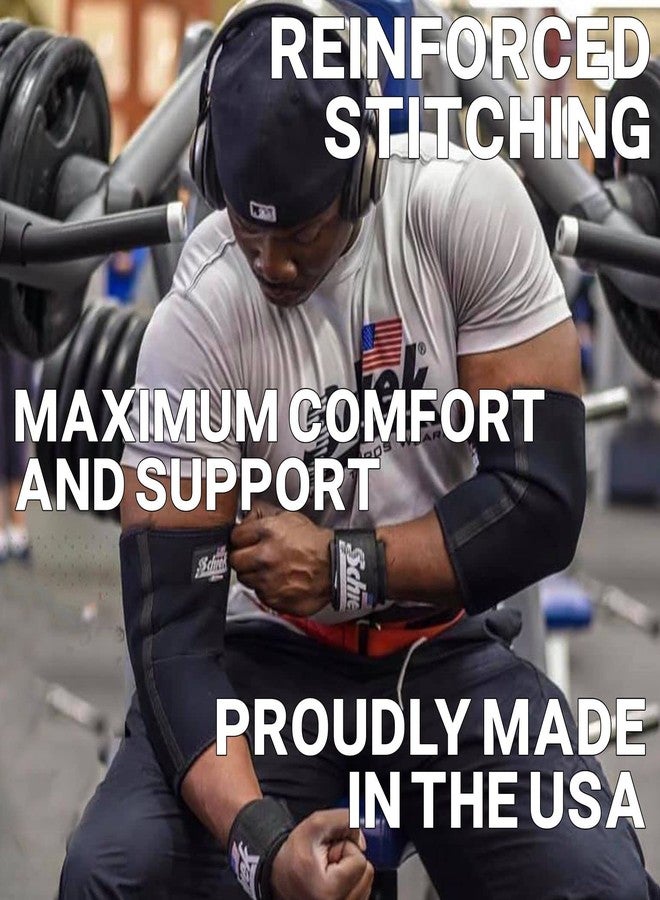 Schiek Sports Model 1136 Neoprene Elbow Sleeve - High Performance Elbow Brace for Weight Lifting Support - Image 2