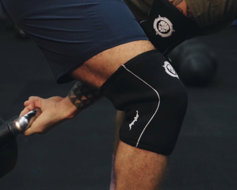 Jupiter Knee Sleeves (1 Pair), 7mm Compression Knee Braces for Squats,Weightlifting,Powerlifting,Cross Training for Men & Women (Medium) - Image 5