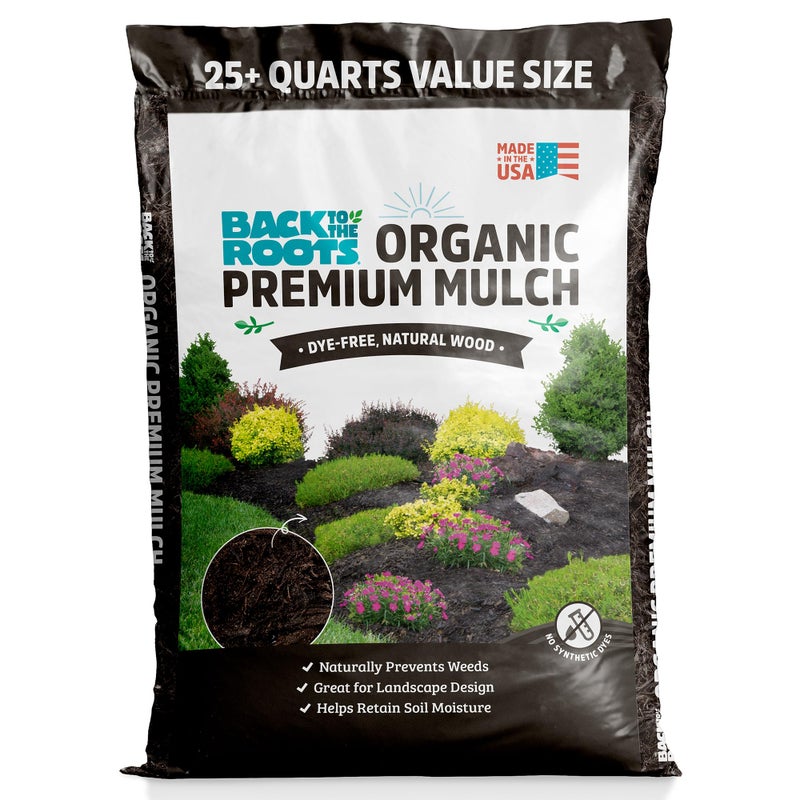 Back to the Roots 25.7qt (1 Cubic ft) Organic Premium Mulch - Image 1