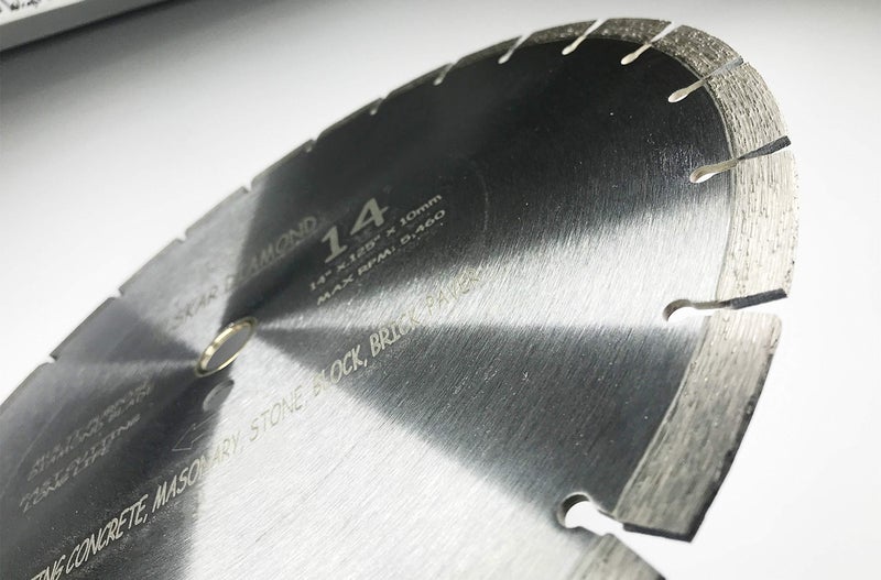 ALSKAR DIAMOND USA ADLSS 14 inch Dry or Wet Cutting General Purpose Segmented High Speed Diamond Saw Blades for Concrete Stone Brick Masonry (14") - Image 4