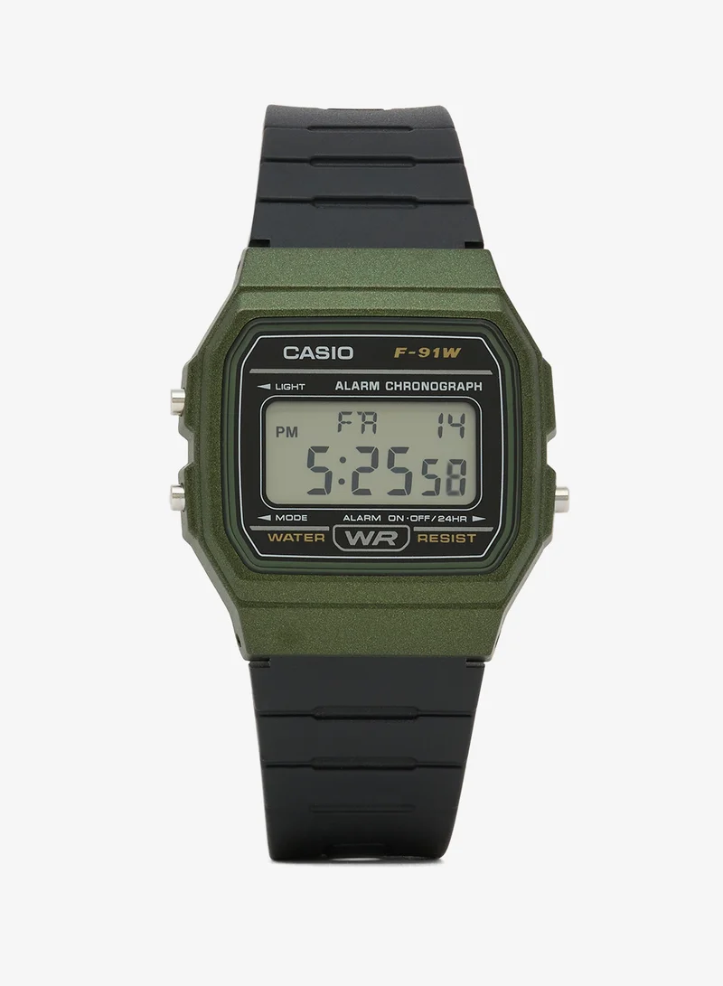 CASIO Standard Digital Black Resin Band Watch