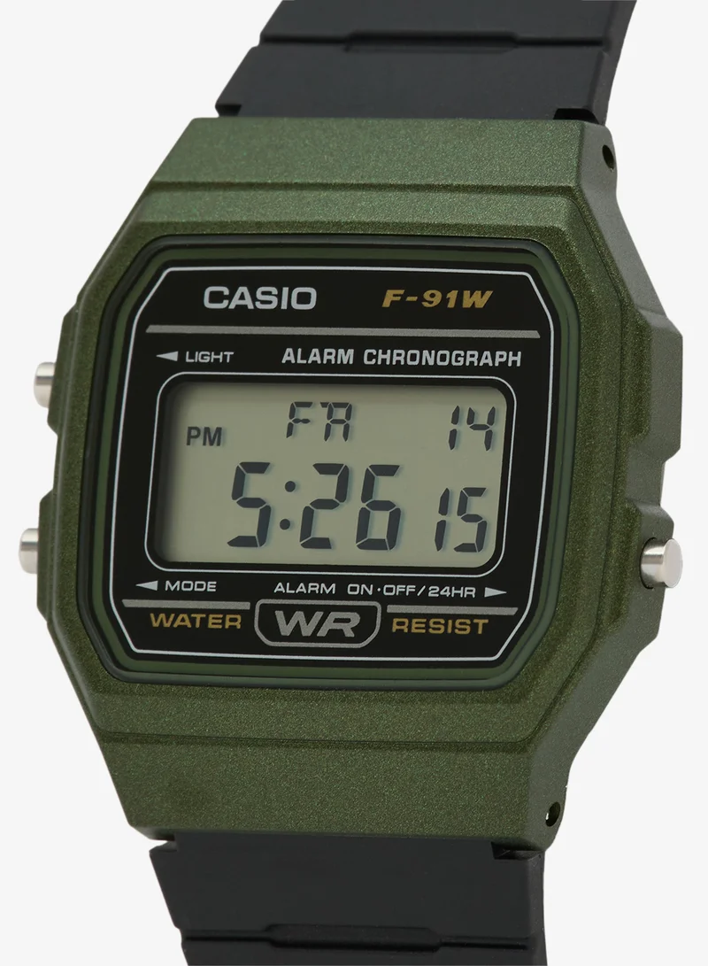CASIO Standard Digital Black Resin Band Watch