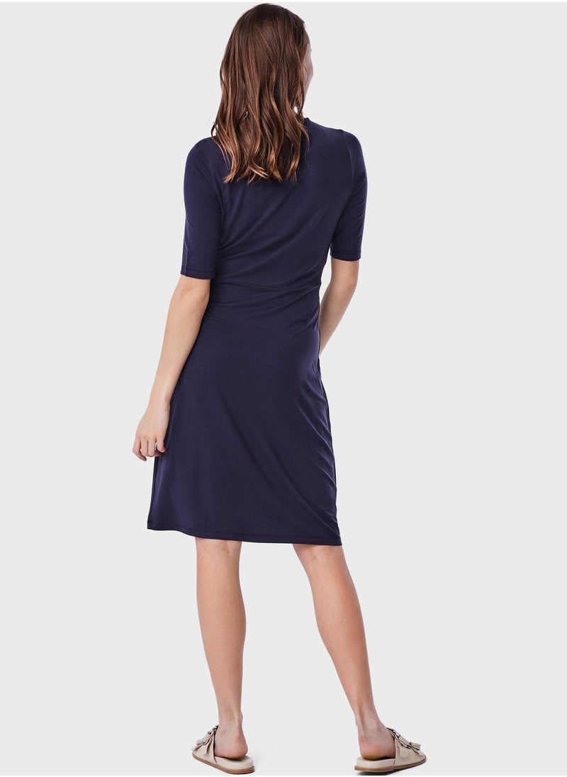 VERO MODA - Ruched Waist Dress - Image 1
