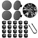 H3JANG Wheel Center Caps for Tesla Model Y Model 3 19 Inch Model S 20 Inch Wheel Hub Caps Center Cover with 4 Hub Center Cap 20 Lug Nut Cover 1 Pack Wrench No Logo Dark Grey - Image 2