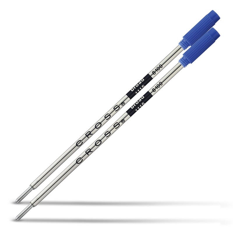 Cross Ballpoint Pen Refill - Blue - Broad - Dual Pack - Image 1
