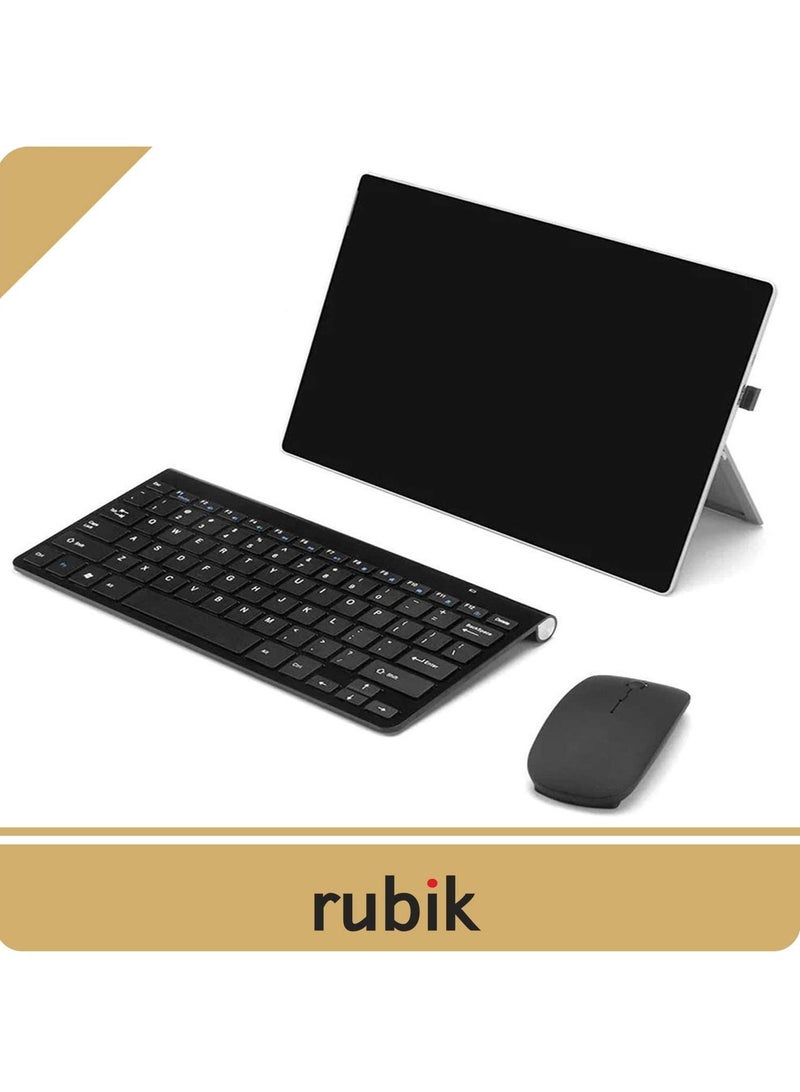 Rubik مجموعة لوحة مفاتيح وماوس لاسلكية - مجموعة لوحة مفاتيح وماوس لاسلكية 2.4 جيجا هرتز مع عمر بطارية طويل لأجهزة الكمبيوتر المحمول وأجهزة الكمبيوتر اللوحية وأجهزة الكمبيوتر المكتبية - Image 3