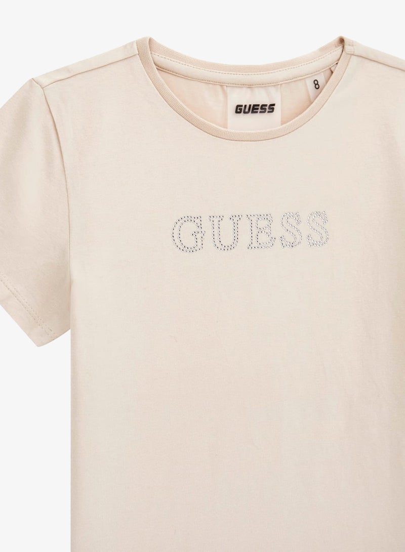 GUESS Kids Essential Crew neck T-Shirt - Image 3