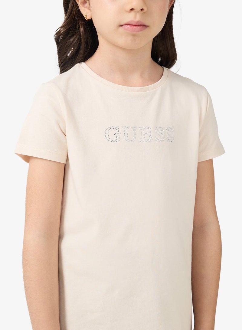 GUESS Kids Essential Crew neck T-Shirt - Image 3