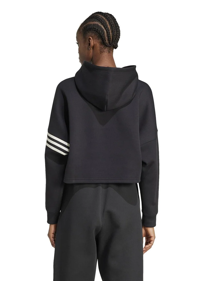 adidas سويت شيرت نسائي أسود من نيوكل