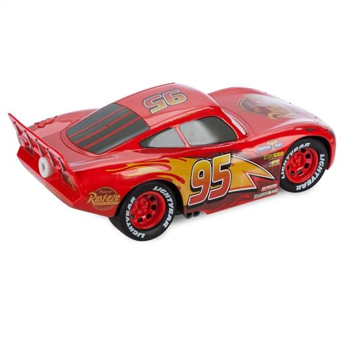 Disney Store Official Lightning McQueen Bubble-Blowing Remote Control Car - 2.4GHZ RC Cars with Bubble Fluid Refill - Toddler Boy Toys Inspired by Pixar's Cars - Light Up Fun for Little Racers - Image 4