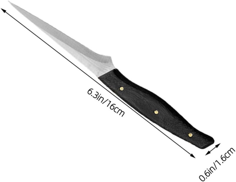 Gatuida 1set Food Carving Tools Stainless Steel Fruit Carving Knives for Decorative Plating Ergonomic Handle Design for Fruit Platters and Culinary Creations - Image 2
