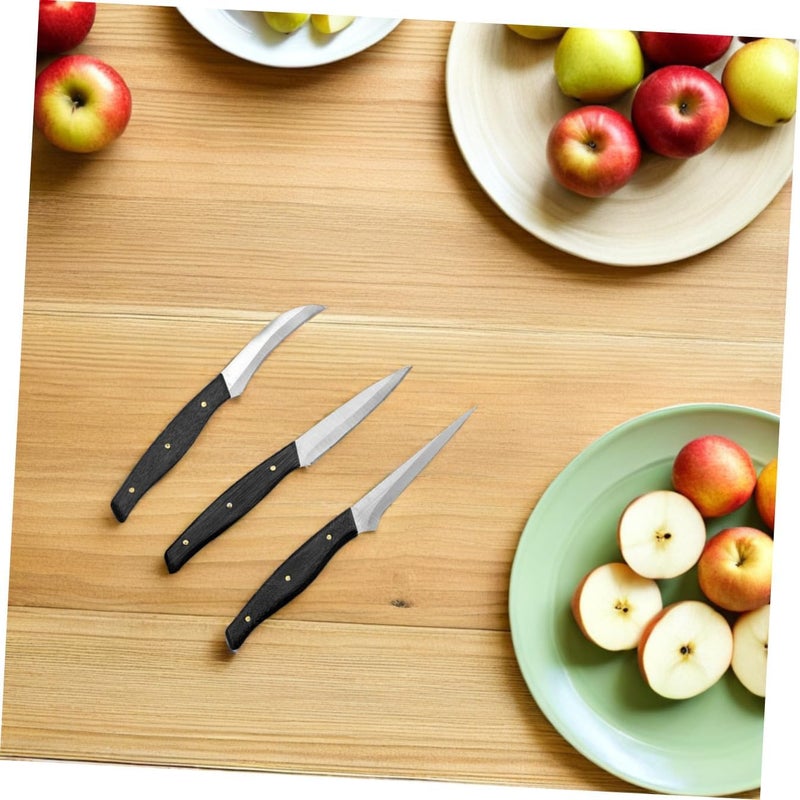 Gatuida 1set Food Carving Tools Stainless Steel Fruit Carving Knives for Decorative Plating Ergonomic Handle Design for Fruit Platters and Culinary Creations - Image 5
