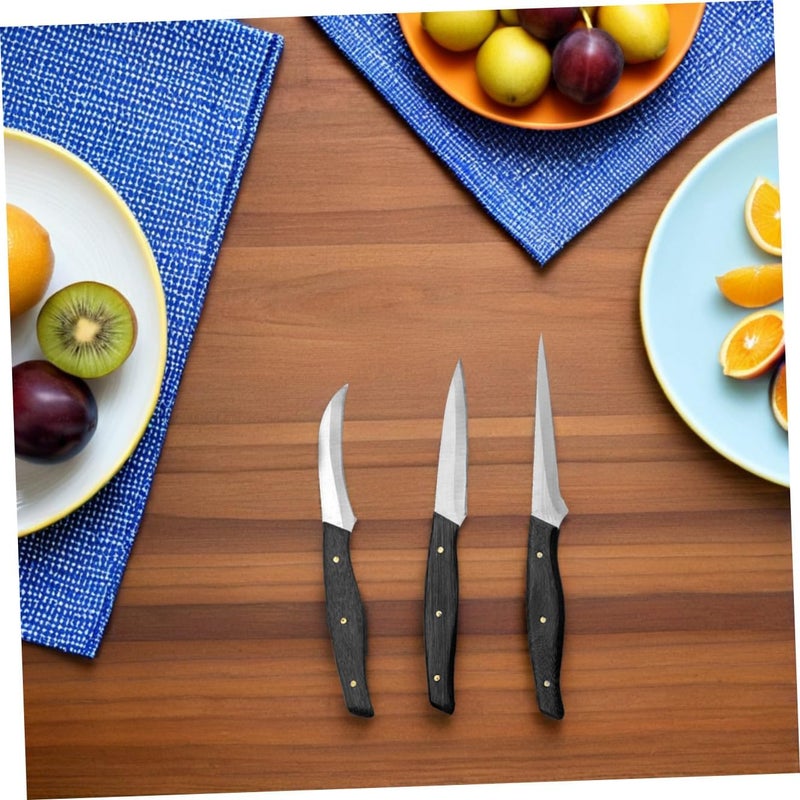 Gatuida 1set Food Carving Tools Stainless Steel Fruit Carving Knives for Decorative Plating Ergonomic Handle Design for Fruit Platters and Culinary Creations - Image 4