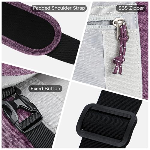 OIWAS Messenger Bag for Women, 17 Inch Laptop Crossbody Bags Men Casual Satchel Shoulder Bag College Travel Office Briefcase - Image 2
