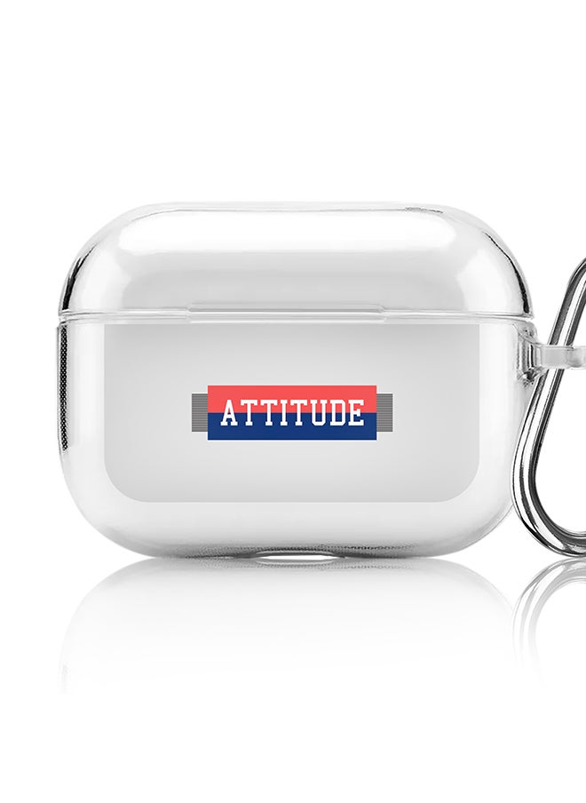 Stylizedd Classic Clear printed Case for Apple AirPods Pro 2nd Generation Thin Transparent Cover [Designed for Apple AirPods Pro 2nd Generation] - Attitue  - Image 1
