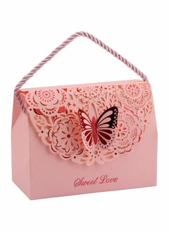 Excefore Decorative Boxes Gift Bags Butterflies with Handle, Wedding Driew Party Favor Bags Paper for Anniversary, Birthday Parties, Baby Shower, Bridal Showers  - Image 1