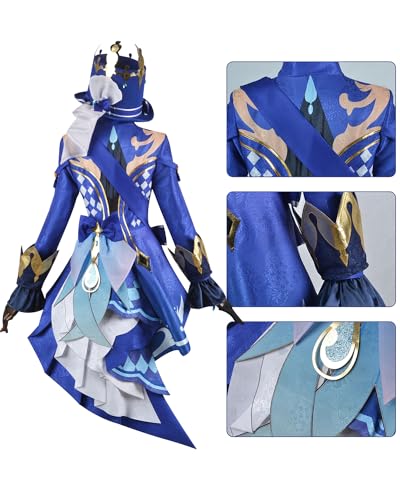 Nuoqi Genshin Impact Focalors Cosplay Costume Furina Cosplay Outfit for Halloween Christmas Parties S - Image 3