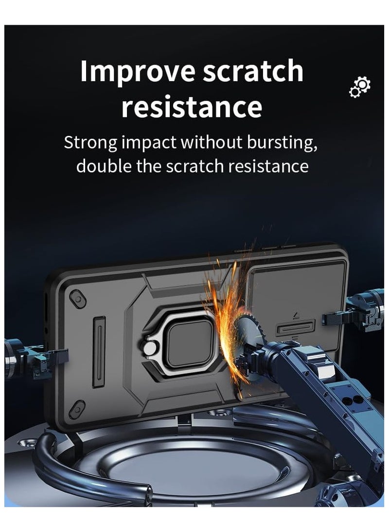 [1+2 Sets] For OnePlus 13 5G Case & Screen Protector Built Slide Camera Protection Cover Heavy Duty Protective Phone Case with 2 Tempered Glass Screen Protector