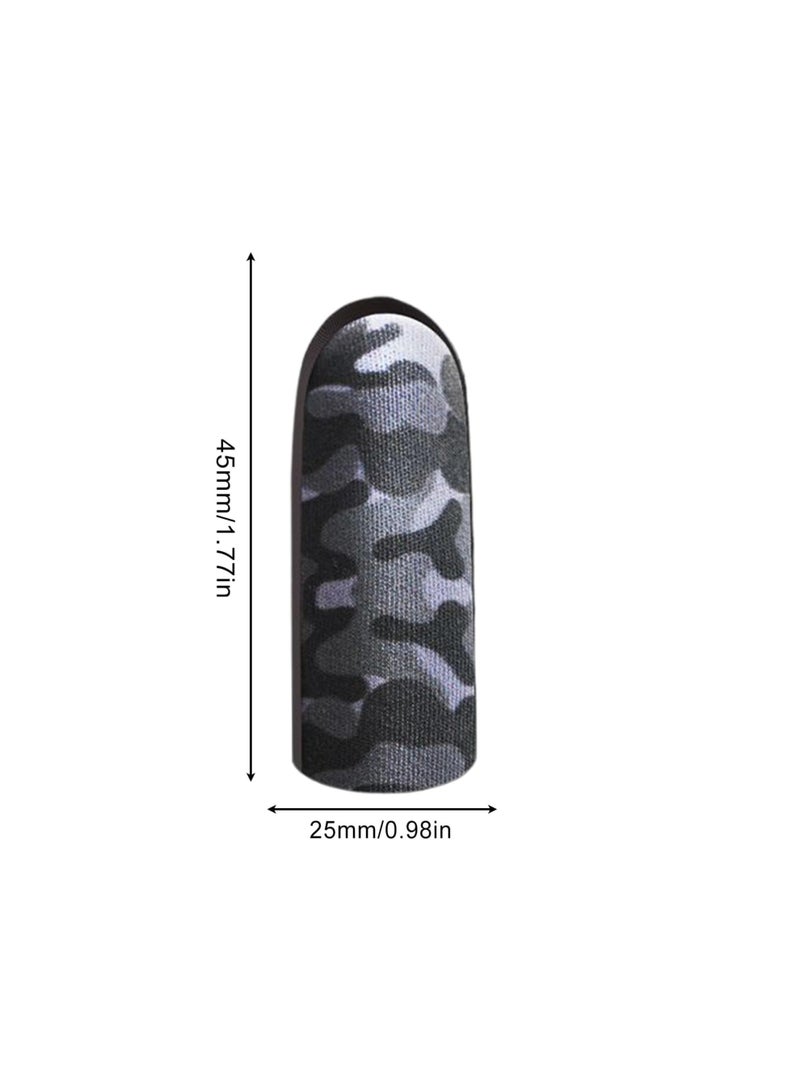 كاست ويف أكمام أصابع ألعاب كاستويف بطبعة زي عسكري - قفازات لمس مضادة للتعرق وعالية الحساسية وجيدة التهوية لألعاب ببجي وفري فاير وكول موبايل - Image 5