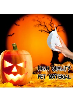 Marspark 16 Pieces 8 Inch Halloween Pumpkins Stencils Reusable Plastic Halloween Drawing Stencils Large Halloween Drawing Template Decorative Pumpkin Painting Stencils Template for DIY Crafts Spraying Wall  - Image 3