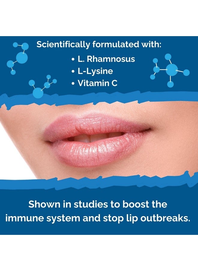 Cold Sore Treatment for Lips - Lysine Supercharged with Acidophilus Probiotic & Lactobacillus Rhamnosus + Vitamin C for Lip and Skin Health - Immune Support for Effective Prevention and Clear Skin - Image 4