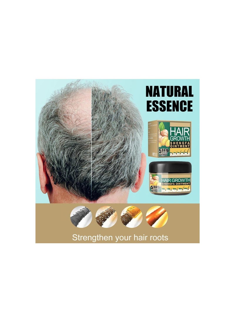 Generic - Ginger Hair Growth Ointment Hair Regrowth Treatment Cream Moisturizing Scalp Massage Hair Follicle Hair Care Serum Essence Conditioner (3.34 Ounce) - Image 1