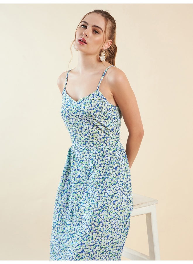 Women Casual Flare Ditsy Plain V-Neck Maxi Dress - pzsku/Z08175B185A6C94441F50Z/45/_/1735903389/75be8338-9fa2-4f05-89b4-1e2d10620689