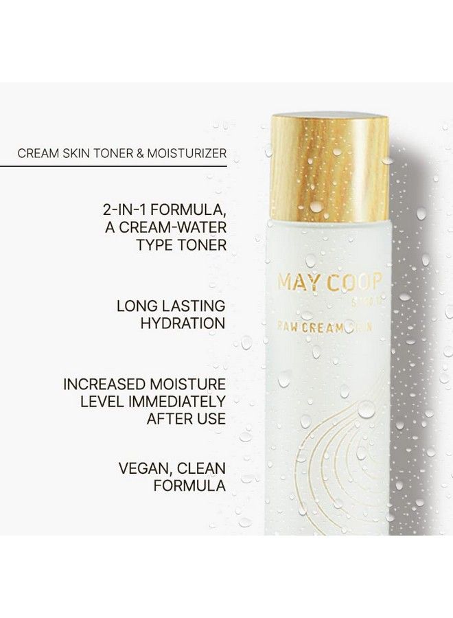 May Coop Maycoop Facial Essence Toner 3.71 Fl. Oz Face Moisturizer Skincare Raw Cream Skin Korean For Dry And Combination Skin Types From Natural Ingredinets Clean Beatuy - Image 5
