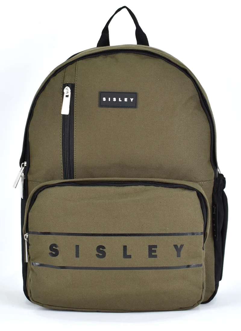 SISLEY School Backpack Unisex Multi Compartment Casual Travel Backpack