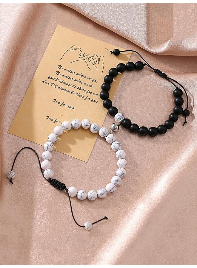 YELLOW CHIMES Multicolor Thread And Bead Bracelet Set Combo For Women - Image 4