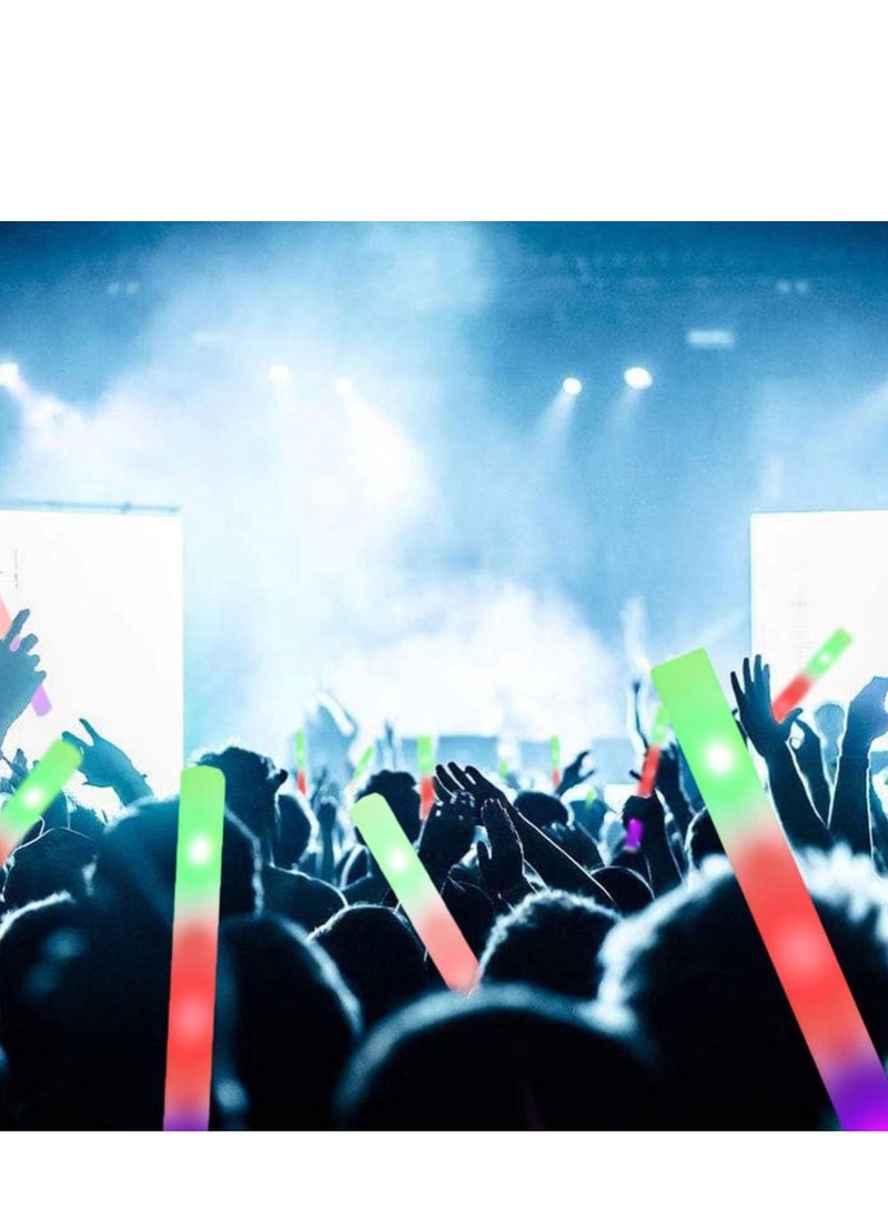 Cool Baby COOLBABY LED Foam Glow Sticks, 12Pcs LED Strobe Stick Light Up Foam Sticks Colorful Flashing LED Stick for Wedding Birthday Party Concert - Image 5