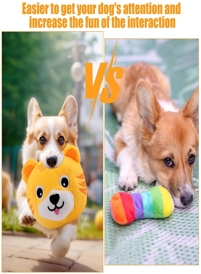 LAIAMER Interactive Plush Dog Toys, Interactive Puppy Toy Bouncing Rolling Dogs Ball Remote Control Dogs Toys with Music,Self Moving Pet Toy for Small/Medium/Large Bored Dog to Keep Them Busy(Tiger) - Image 4