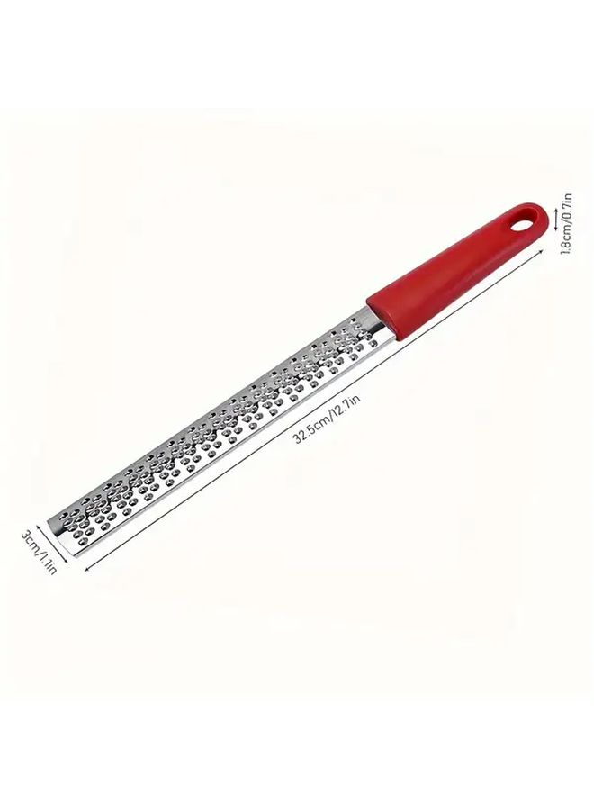 Heavy Duty Red Cheese Slicer With Stainless Steel Blade And Anti Slip Handle For Parmesan - Image 5