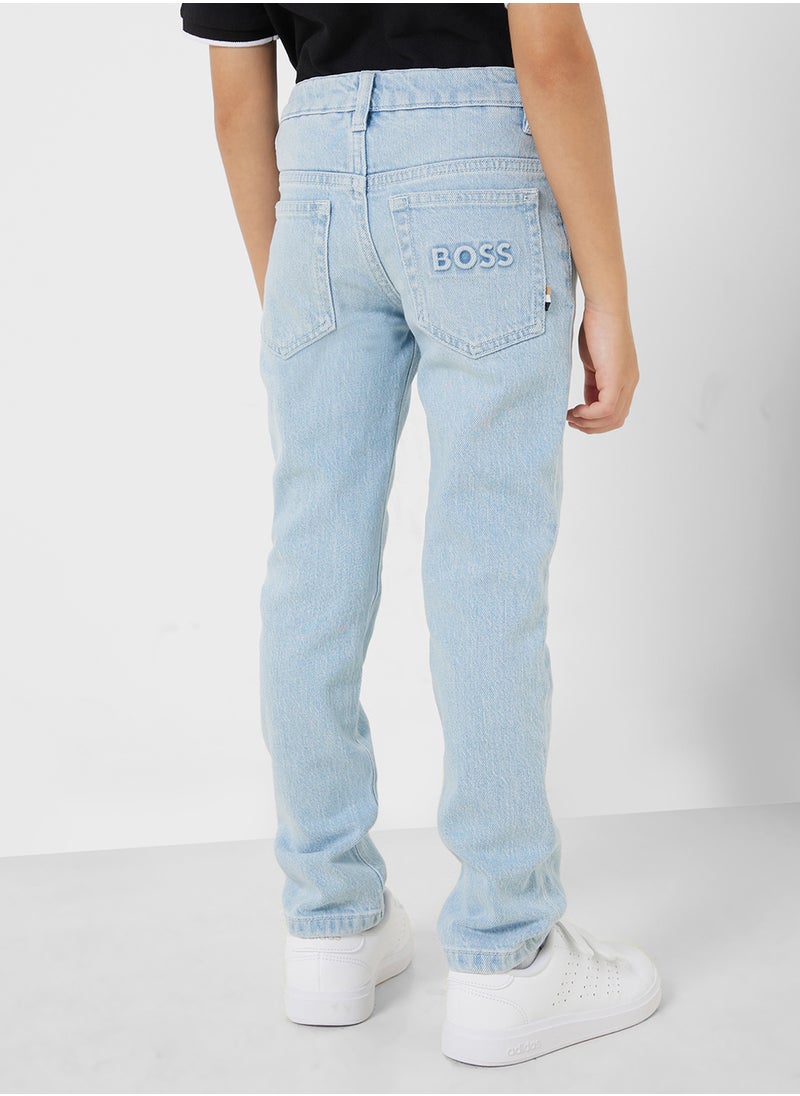 BOSS - Kids Straight Jeans - Image 1
